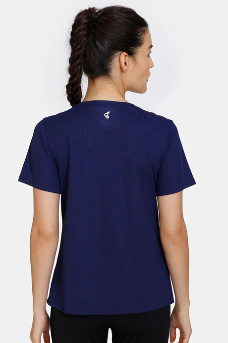 Zelocity Snug Fit Quick Dry Top - Medieval Blue — image 3